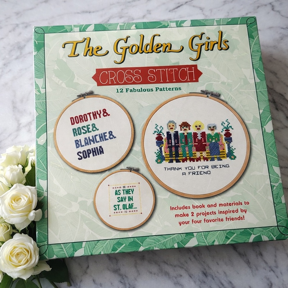 The Golden Girls Cross Stitch Kit FINAL $12